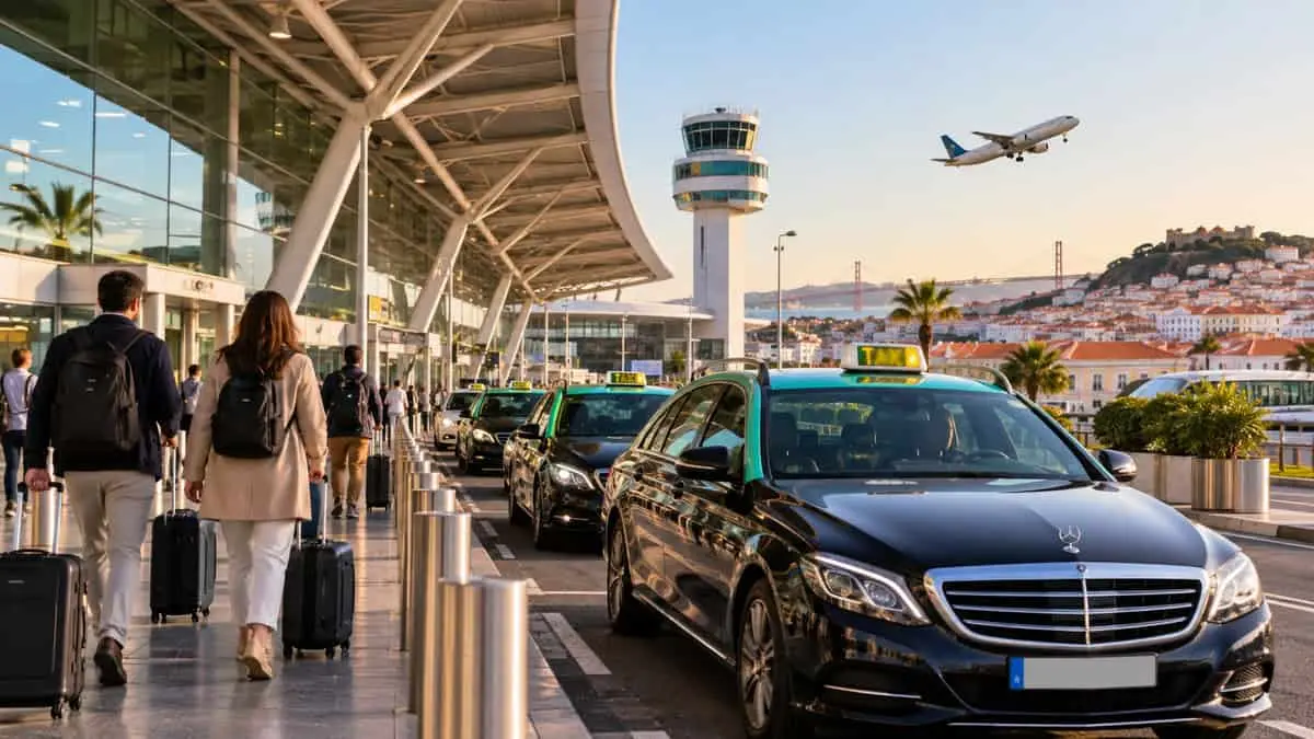 Aeroportul din Lisabona introduce tarife fixe la taxiuri și reguli noi pentru călători