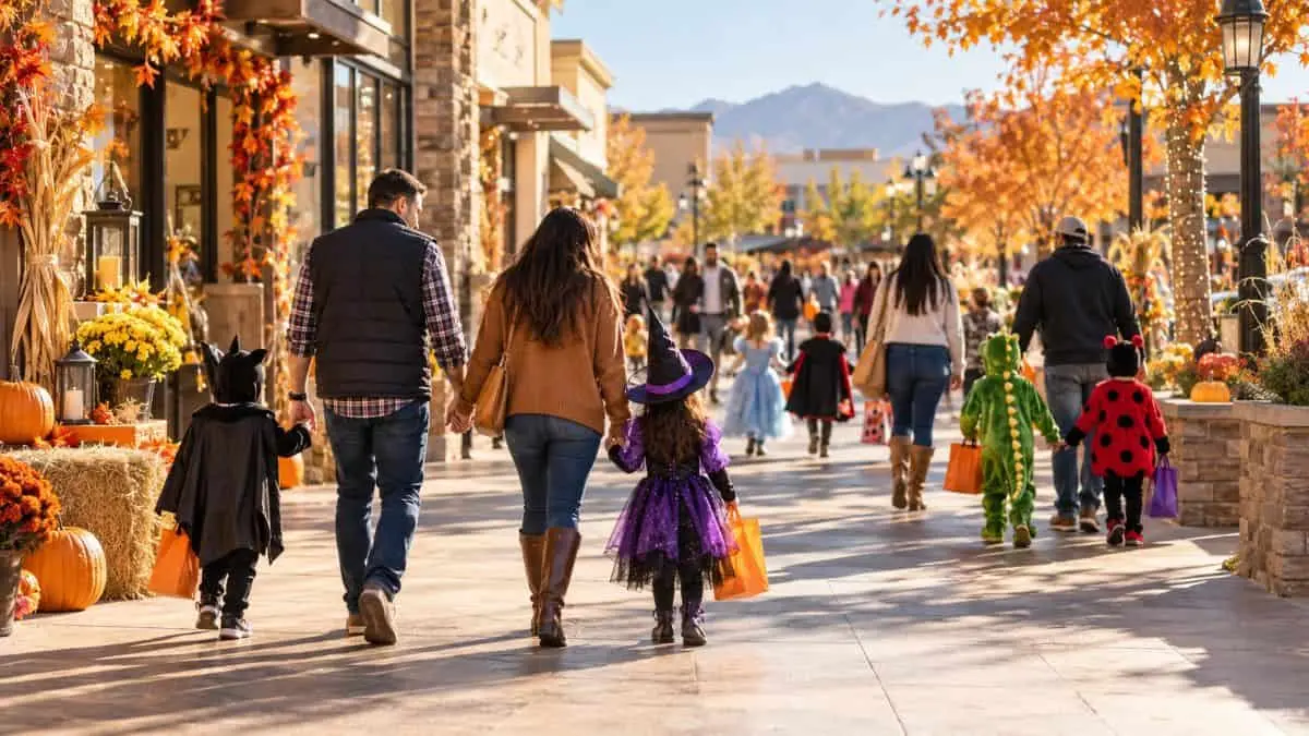 Aurora Halloween pe strada Havana: un centru comercial din Colorado devine traseu de sărbătoare