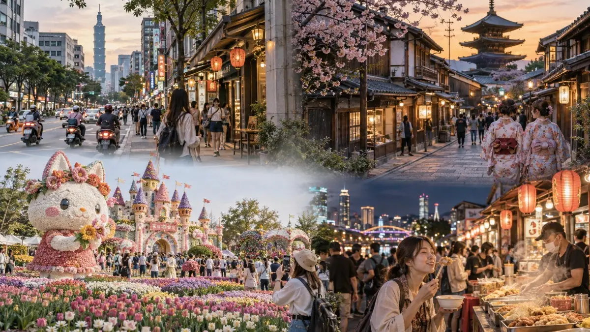 Taichung înflorire: Festivalul Covorului de Flori adună Taiwanul, Japonia și Singapore