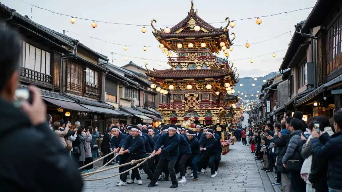 Festivalul de toamnă Takayama din Japonia aduce patrimoniul tradițional la Gifu