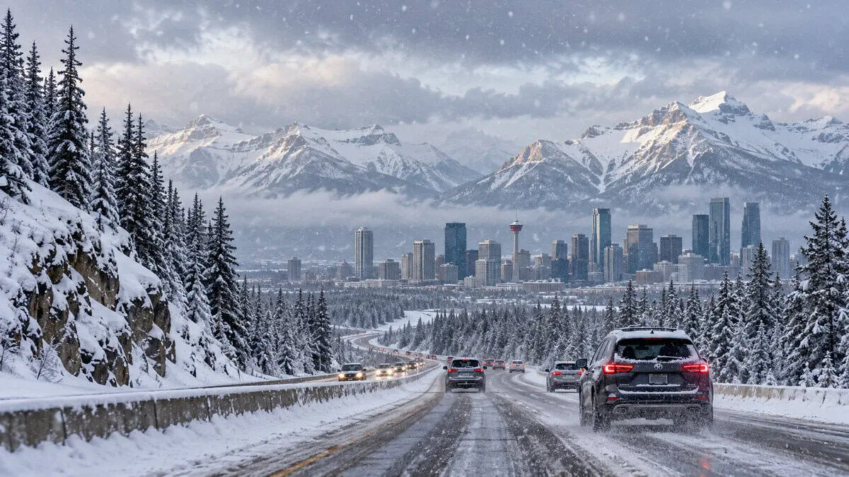 Furtună de zăpadă amenință să blocheze călătoriile de Ziua Recunoștinței în Alberta