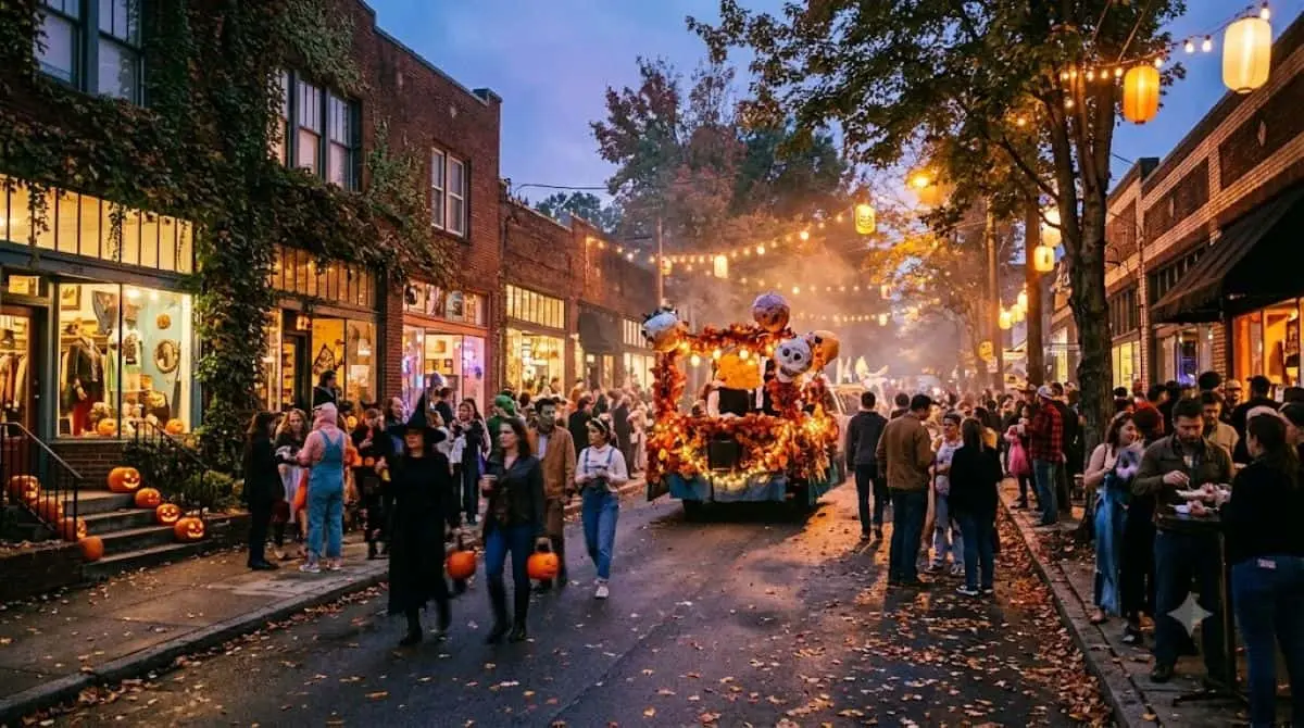 Halloween în Little Five Points: două zile de magie și artă pe stradă