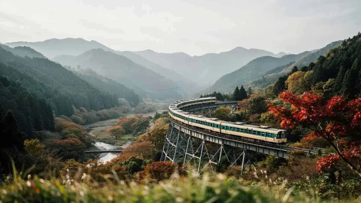 Japonia extinde turismul feroviar spre regiunile mai puțin cunoscute