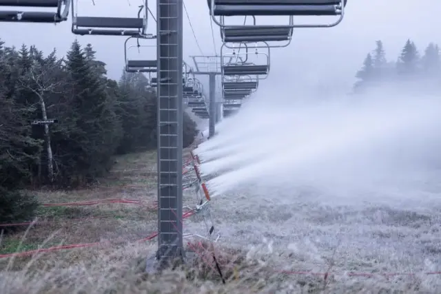Killington a pornit producția de zăpadă artificială două săptămâni mai devreme