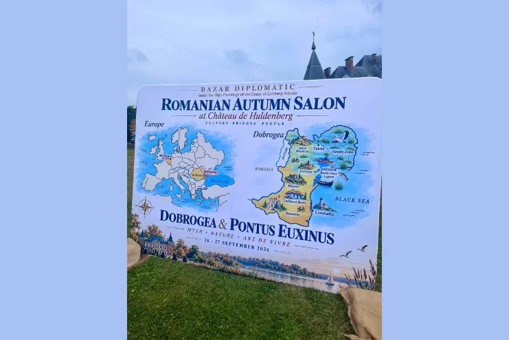 Mamaia–Constanța la Bruxelles: Cartea „Marea care vindecă” și prezența OMD la Bazarul Diplomatic